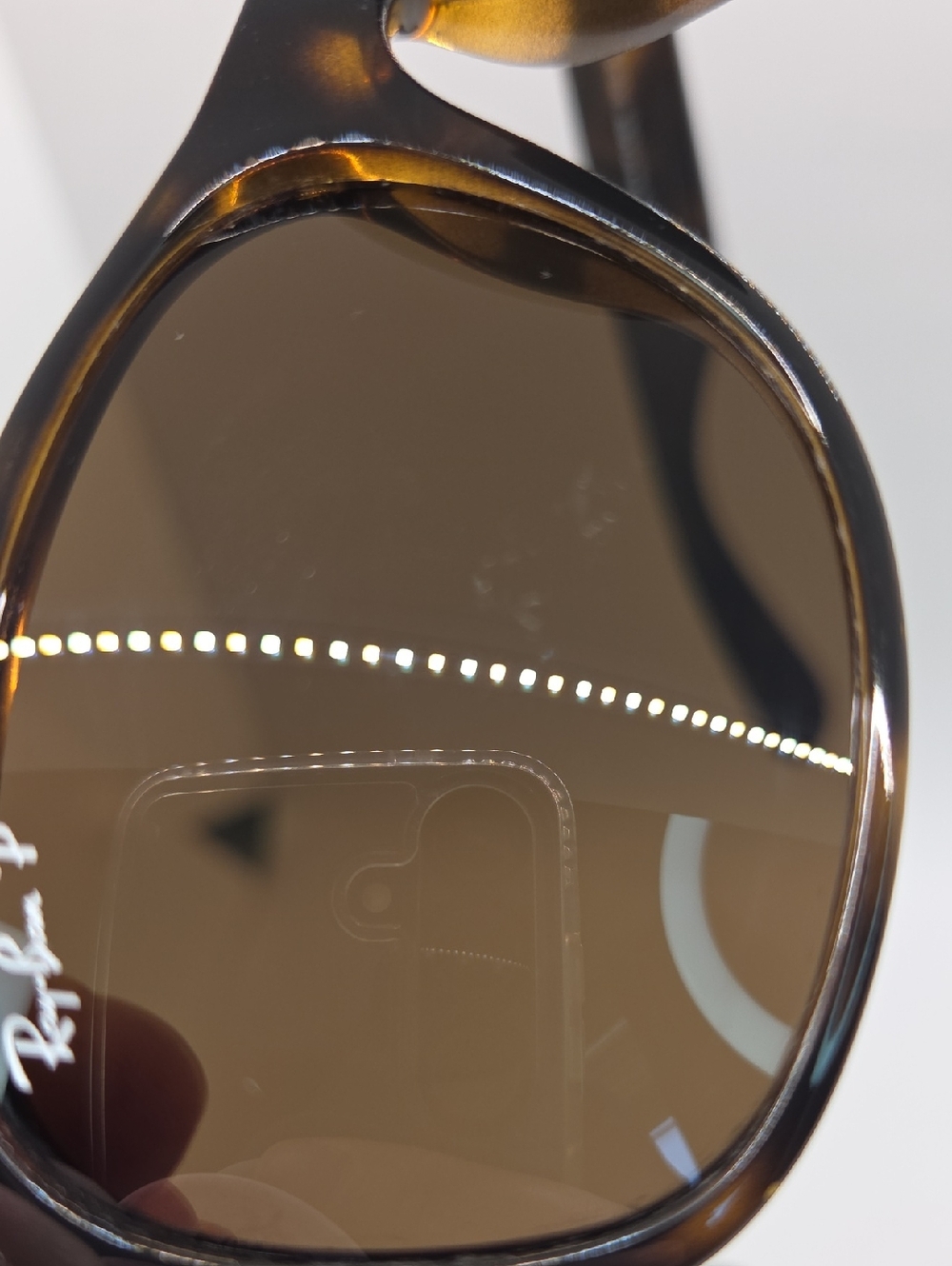 Ray-Ban RB2132 Tortoiseshell Brown New Wayfarer Polarized Sunglasses - Picture 16 of 16